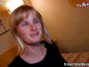 French blonde fucked in hotel room