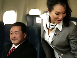 Kinky Flight Hostesses In Amazing Airplane Group Fucky-fucky