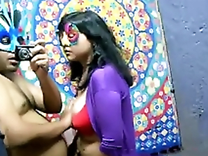 Comely big tits indian BBW loves fucking and sucking cock