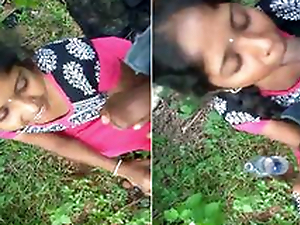 Telugu Girl Outdoor Blowjob