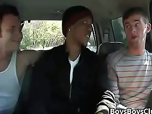 Blacks On Boys - Gay Interracial Fuck XXX Tube Video 21